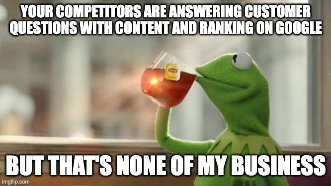 kermit content marketing meme